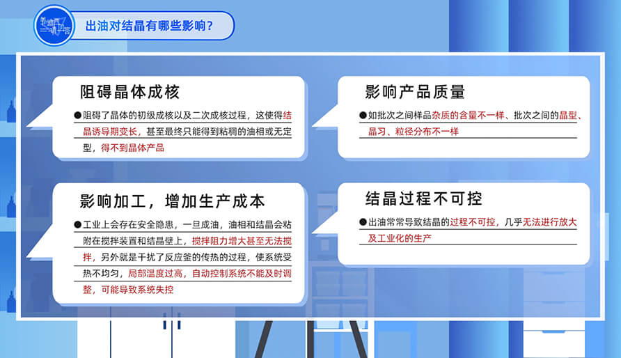 出油对结晶有哪些影响？